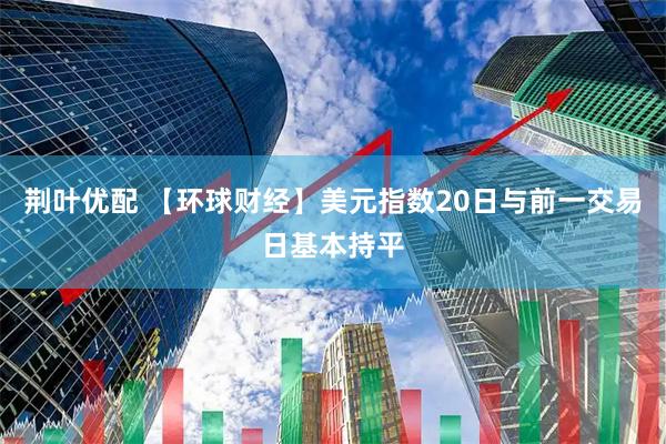 荆叶优配 【环球财经】美元指数20日与前一交易日基本持平
