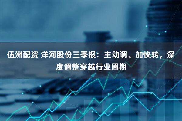 伍洲配资 洋河股份三季报：主动调、加快转，深度调整穿越行业周期