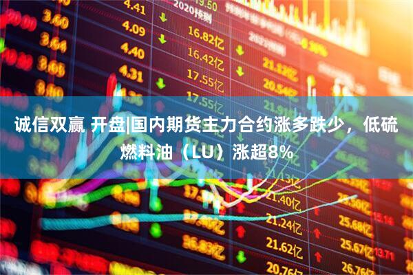 诚信双赢 开盘|国内期货主力合约涨多跌少，低硫燃料油（LU）涨超8%