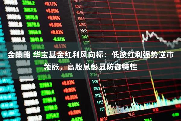 金策略 华宝基金红利风向标：低波红利强势逆市领涨，高股息彰显防御特性